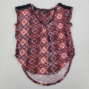 Lucky Brand Sleeveless Top Blouse Shirt Womens Size Medium